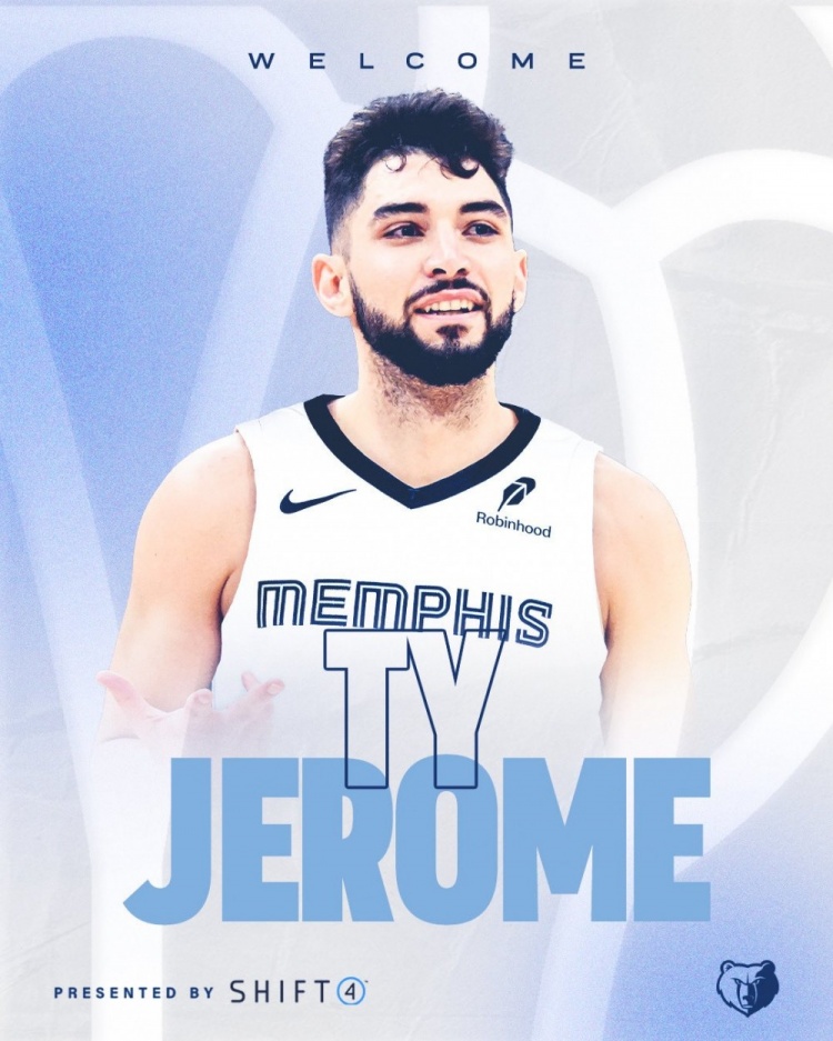 发现半岛体育-3年2800万！官宣：灰熊正式和杰罗姆签下一份多年合同